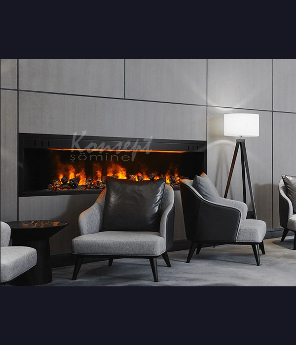 3D Electric Fireplace 08