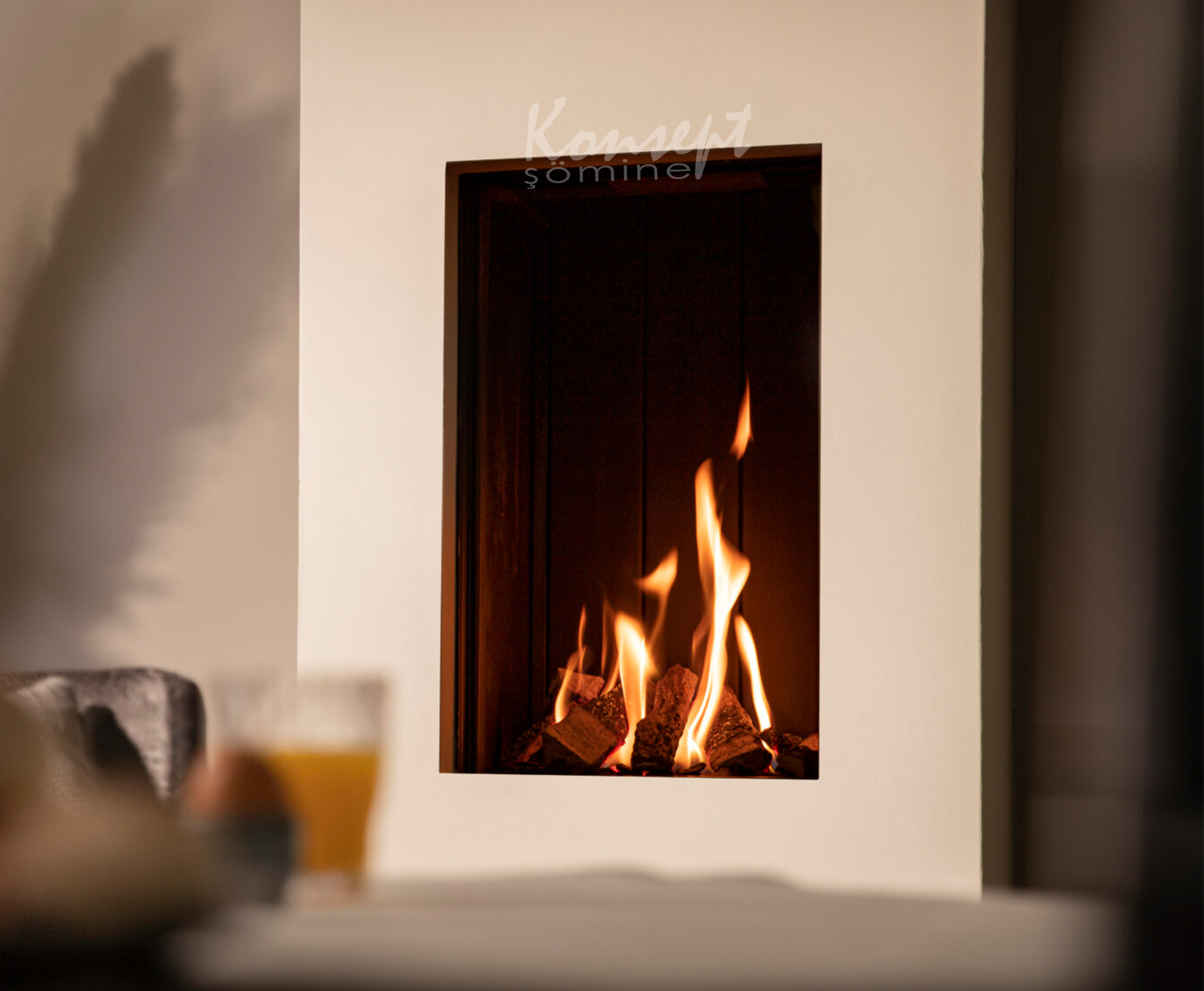 Natural gas plasma fireplace 03