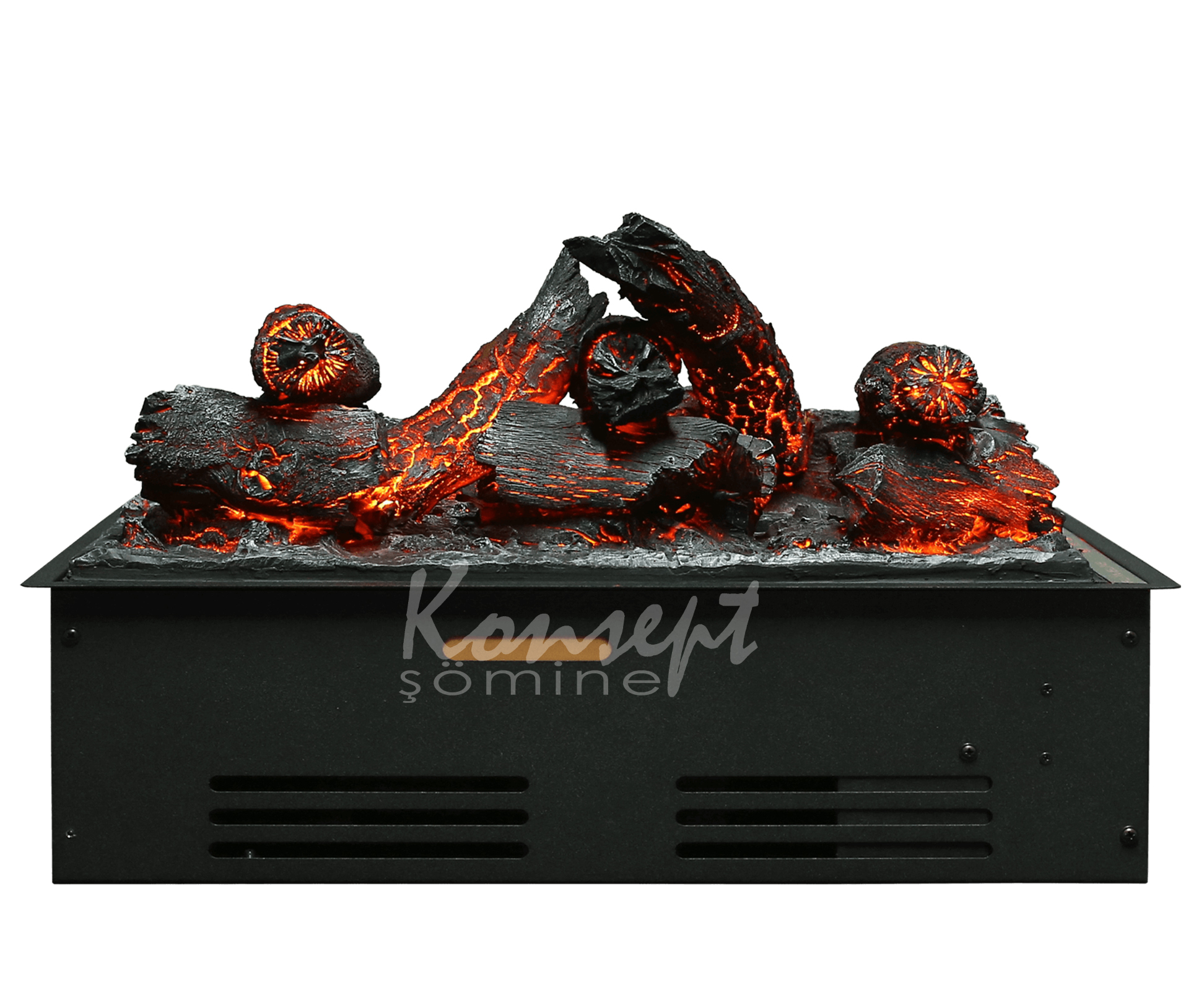 3D Electric Fireplace 01