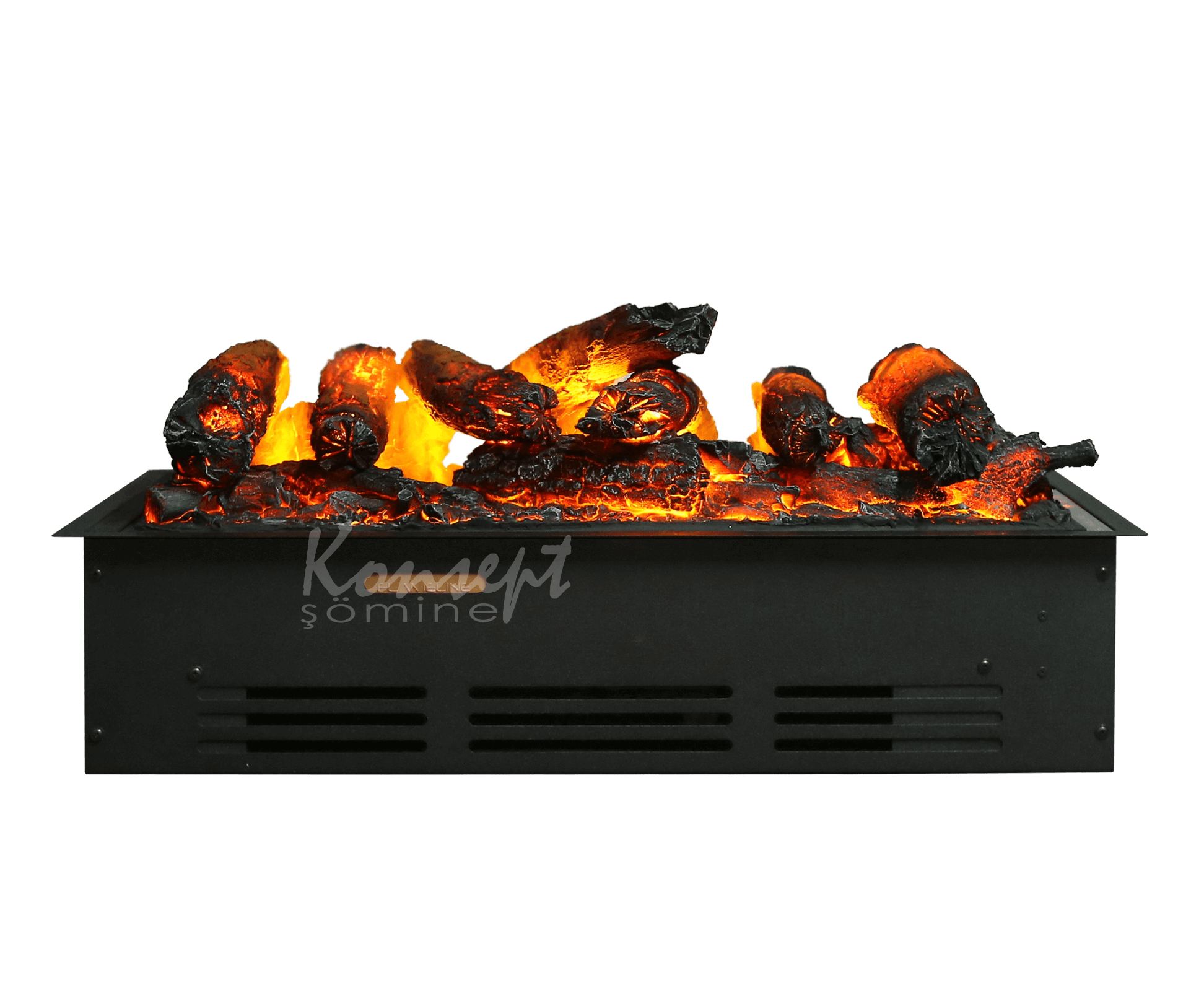 3D Electric Fireplace 02