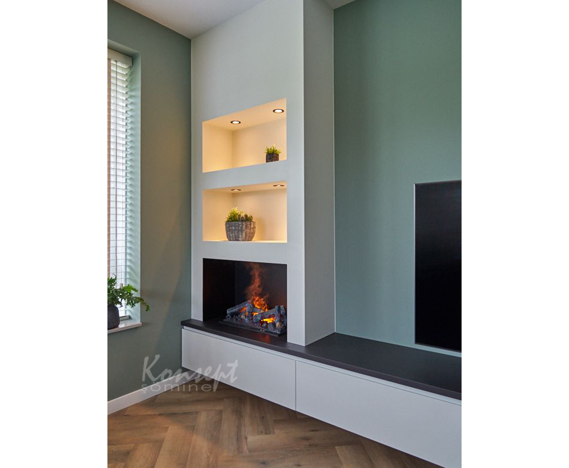 3 Boyutlu Elektrikli Şömine 12