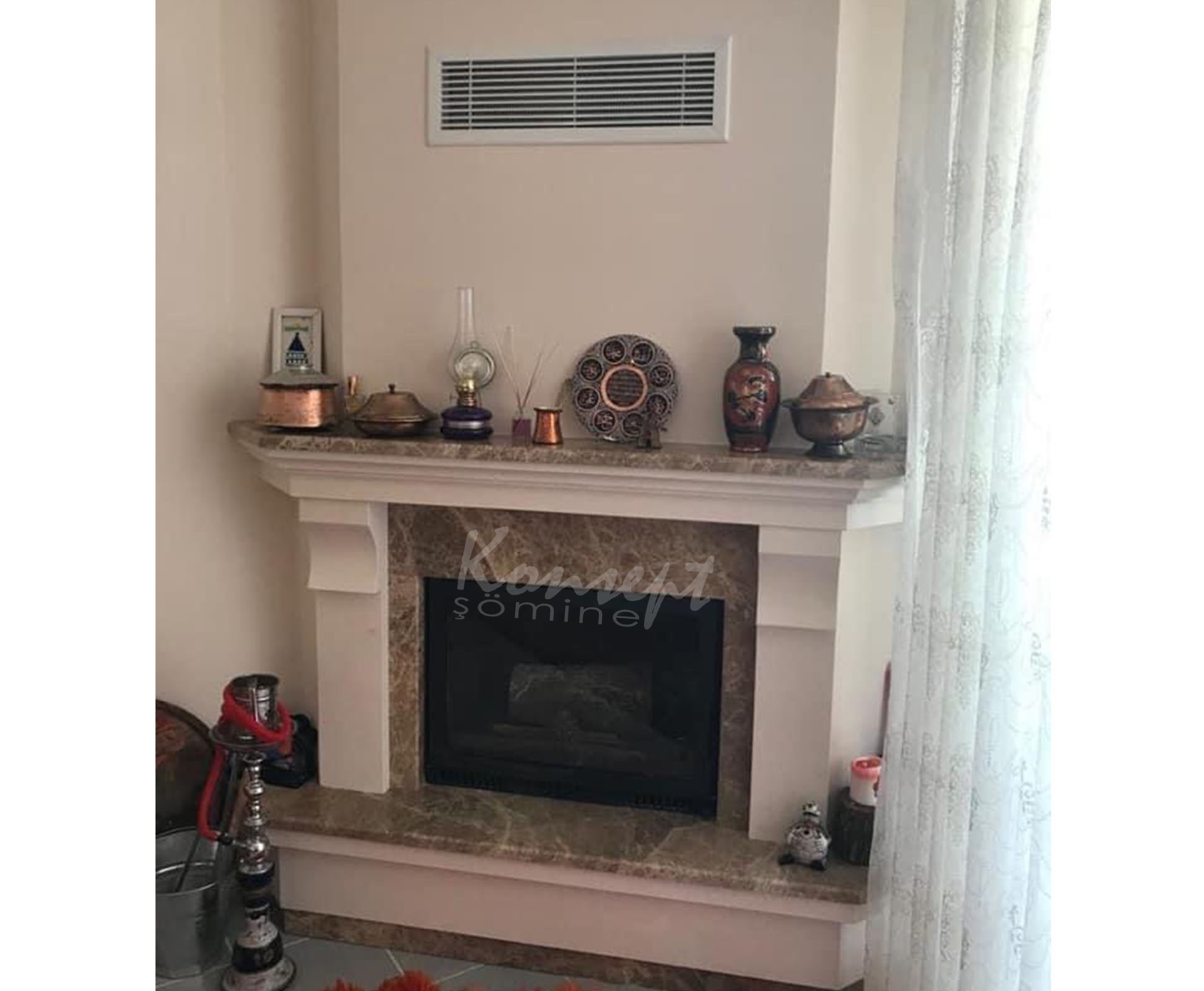 Corner Fireplace 28