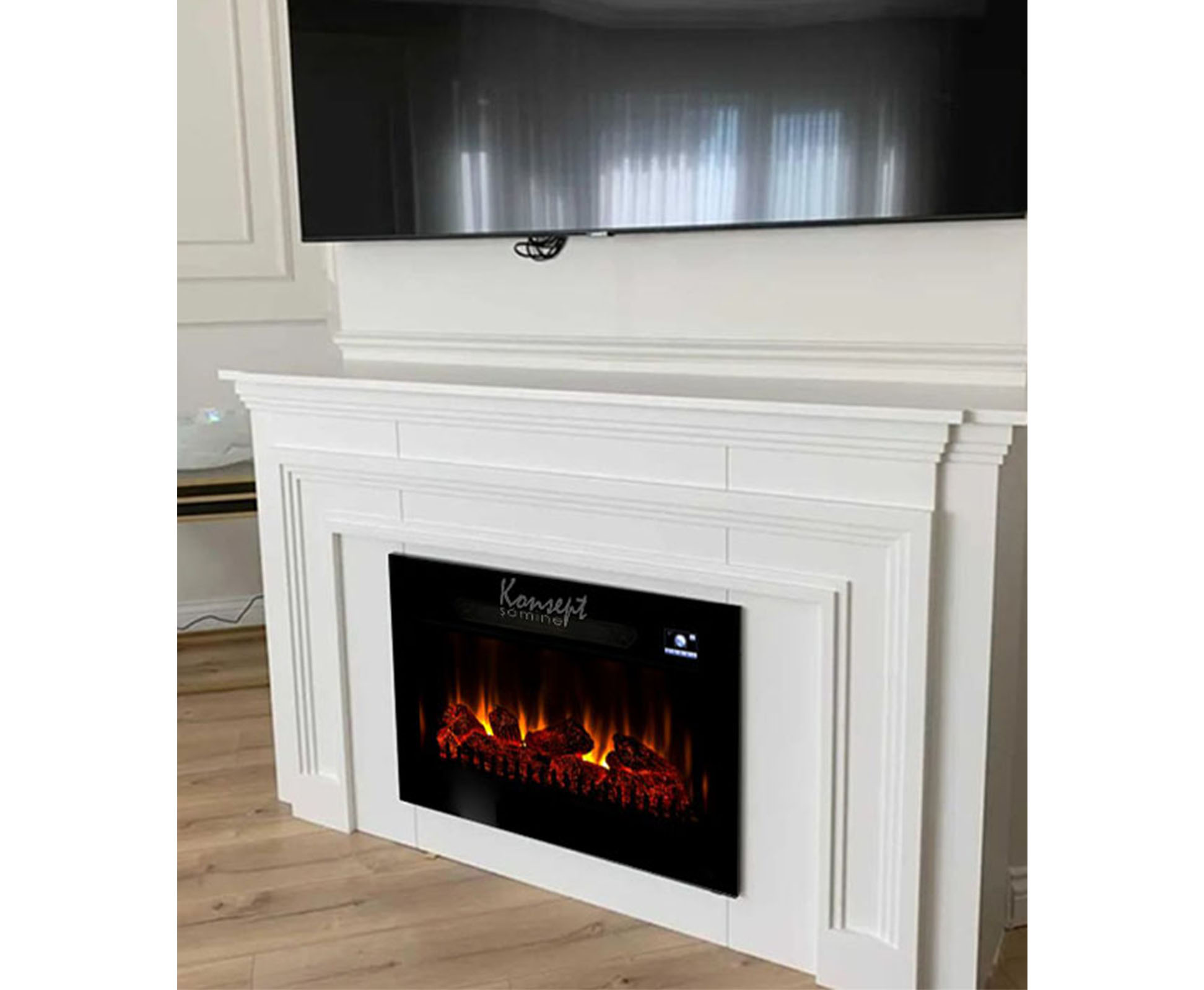 Plasma electric fireplace 33