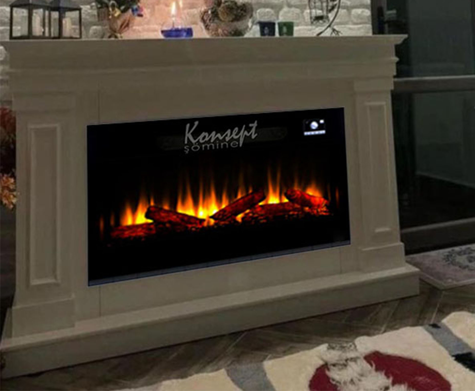 Plasma electric fireplace 41