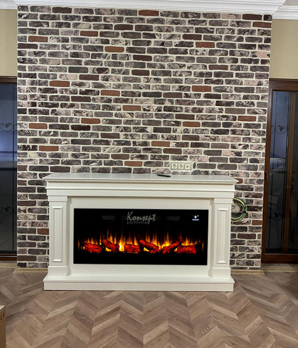 Plasma electric fireplace 45