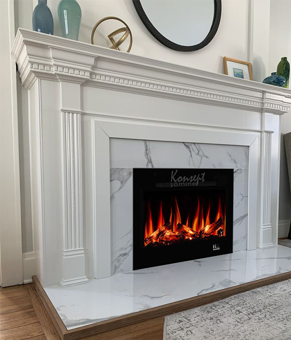 Plasma electric fireplace 53