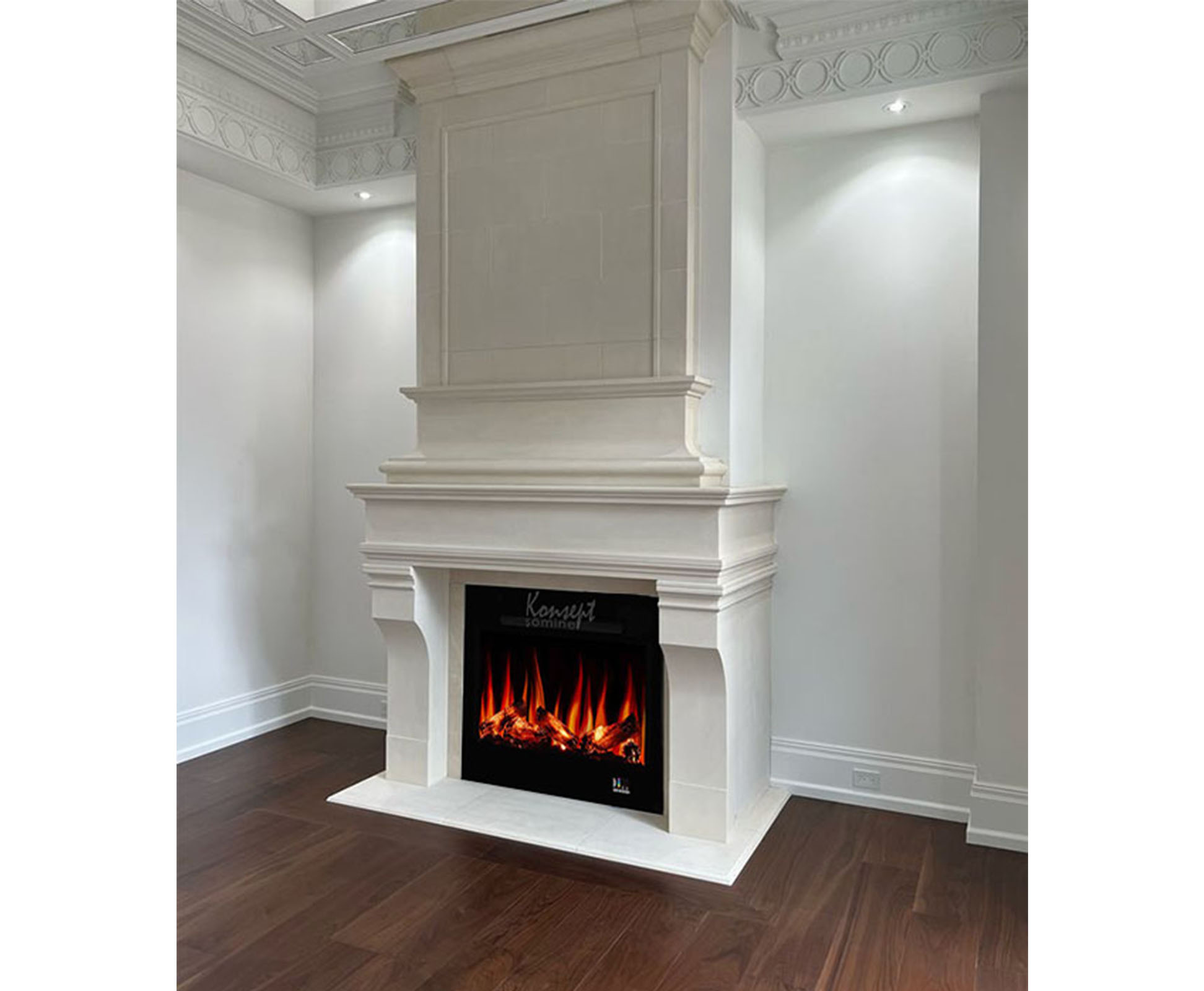 Plasma electric fireplace 54