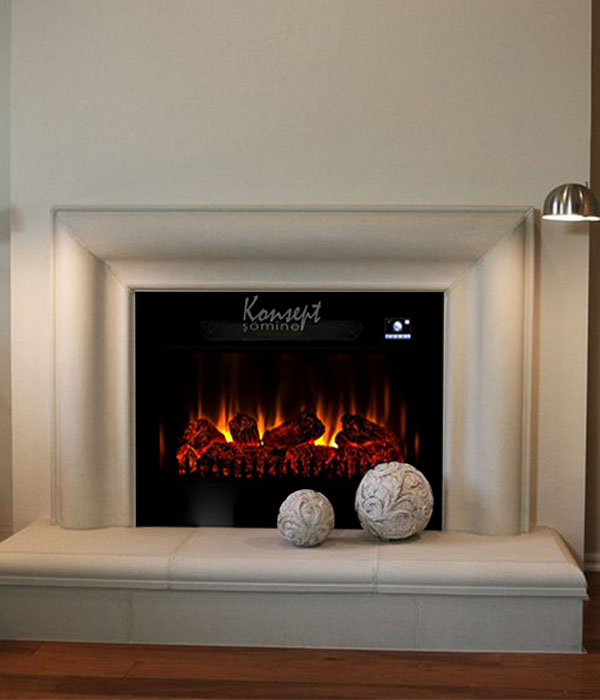 Plasma electric fireplace 57