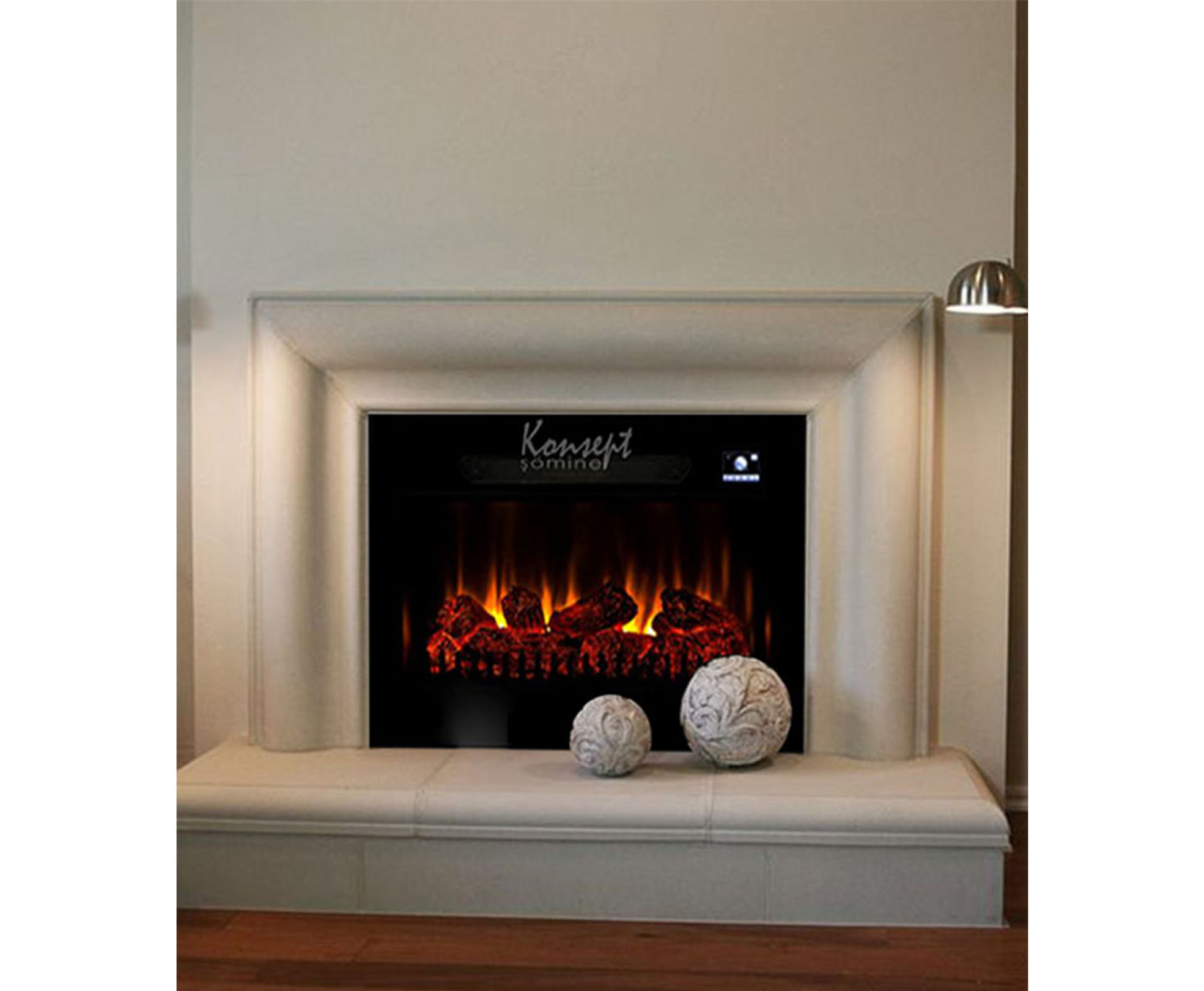 Plasma electric fireplace 57