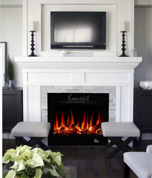 Plasma electric fireplace 58