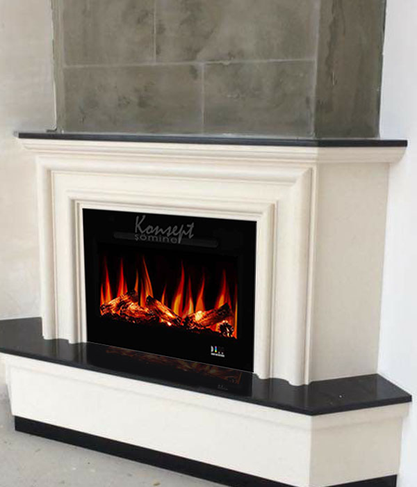 Plasma electric fireplace 60