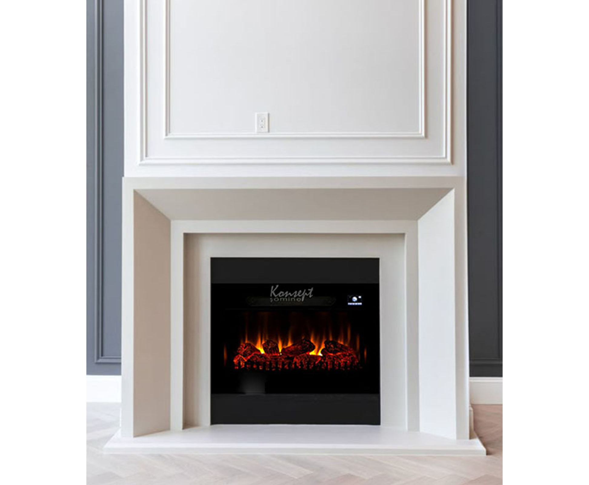 Plasma electric fireplace 71