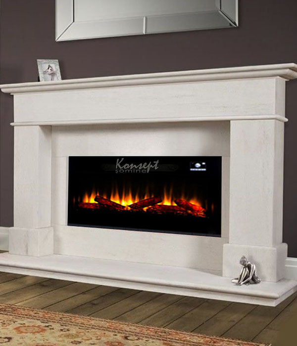 Plasma electric fireplace 76