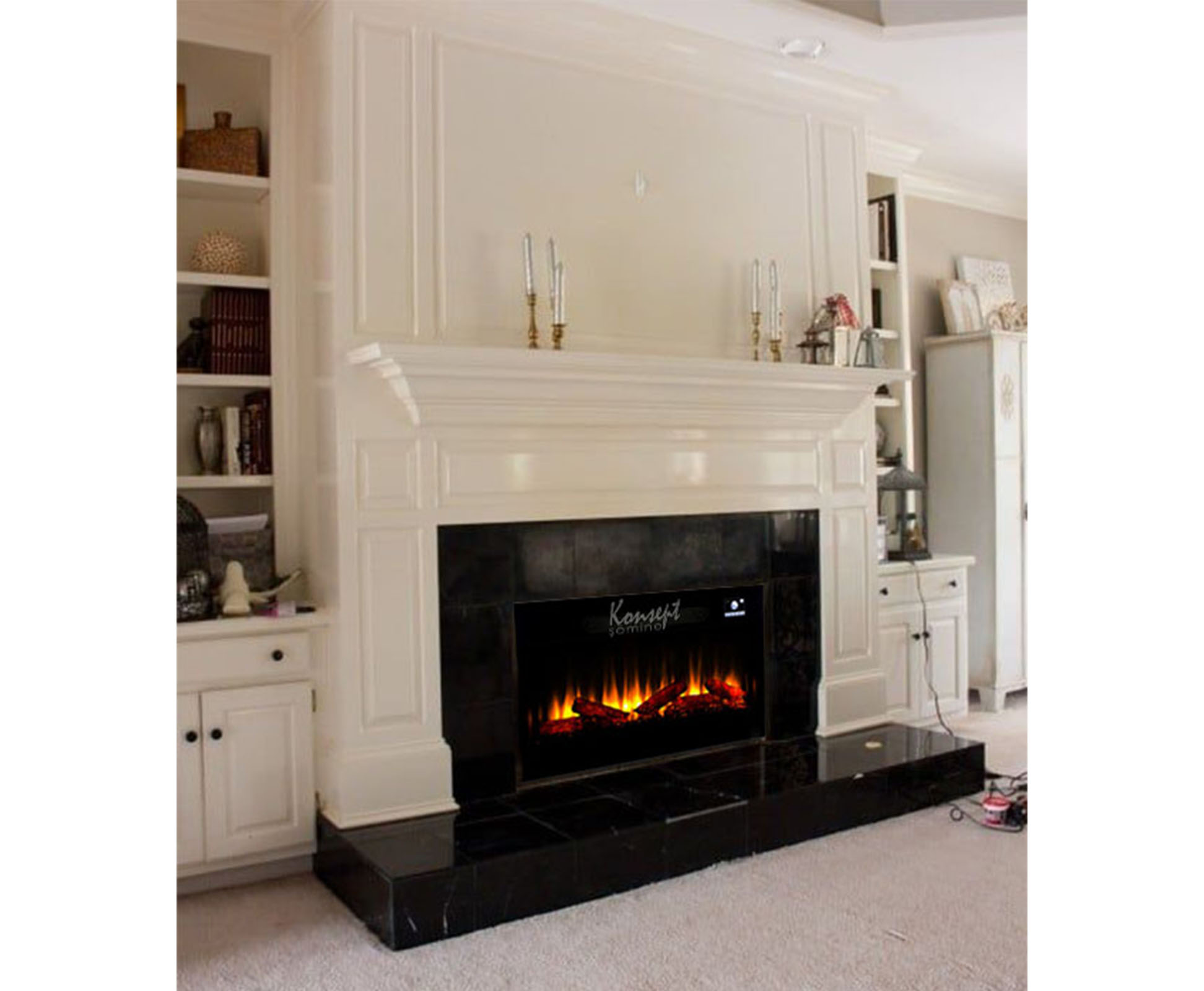 Plasma electric fireplace 88