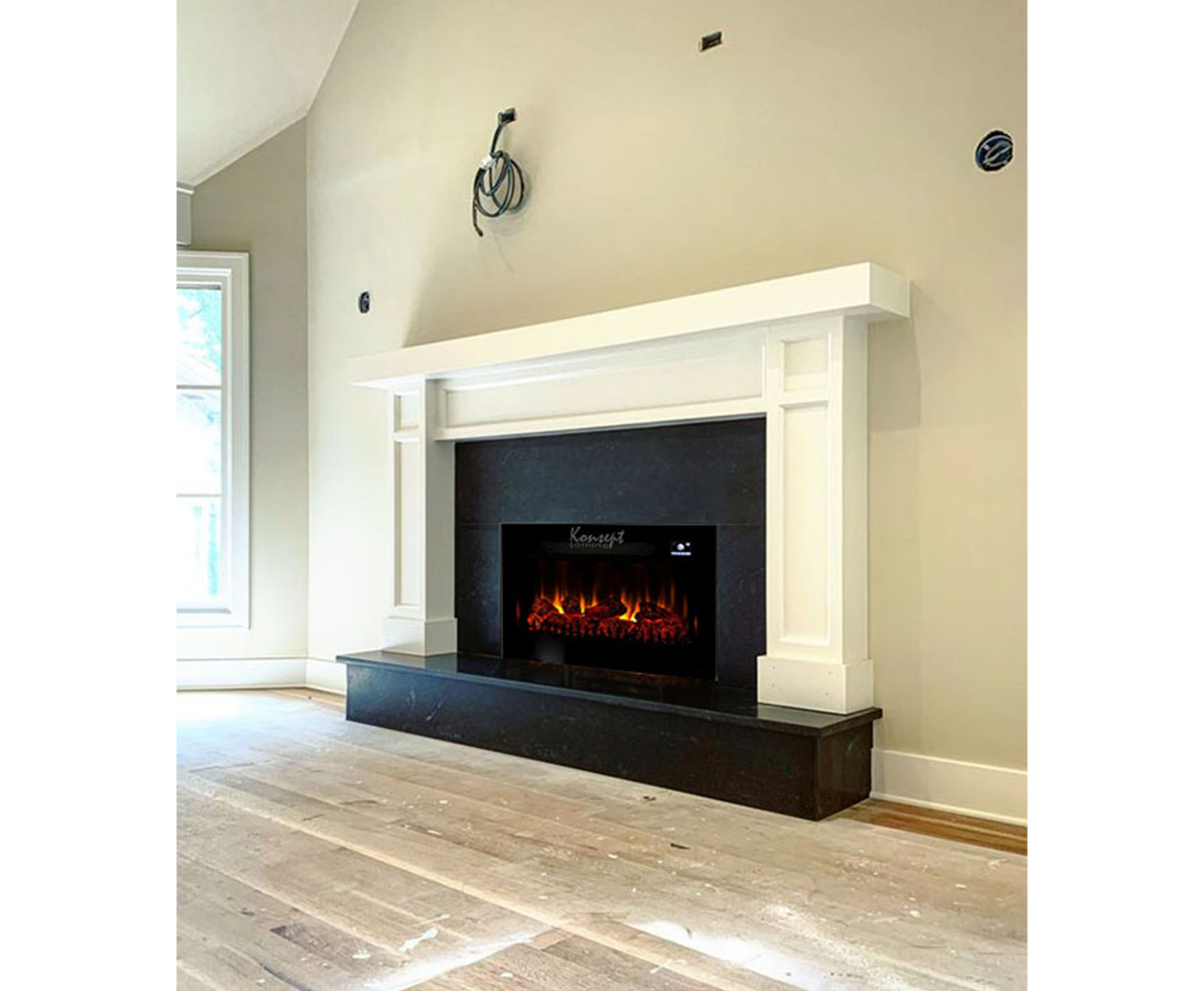 Plasma electric fireplace 89