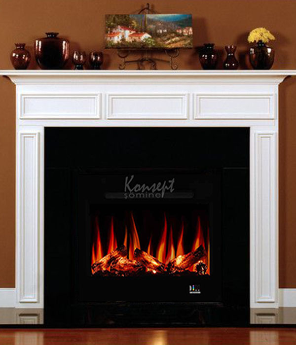 Plasma electric fireplace 91