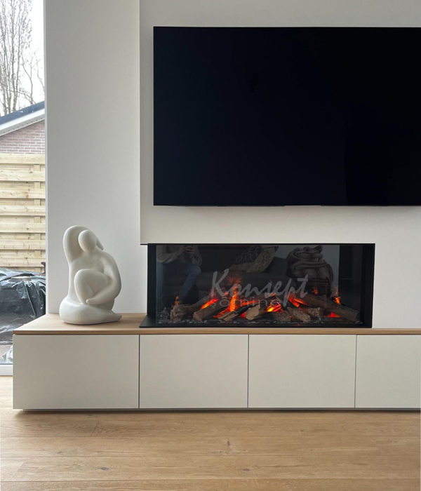 U Tipi Elektrikli Şömine 17